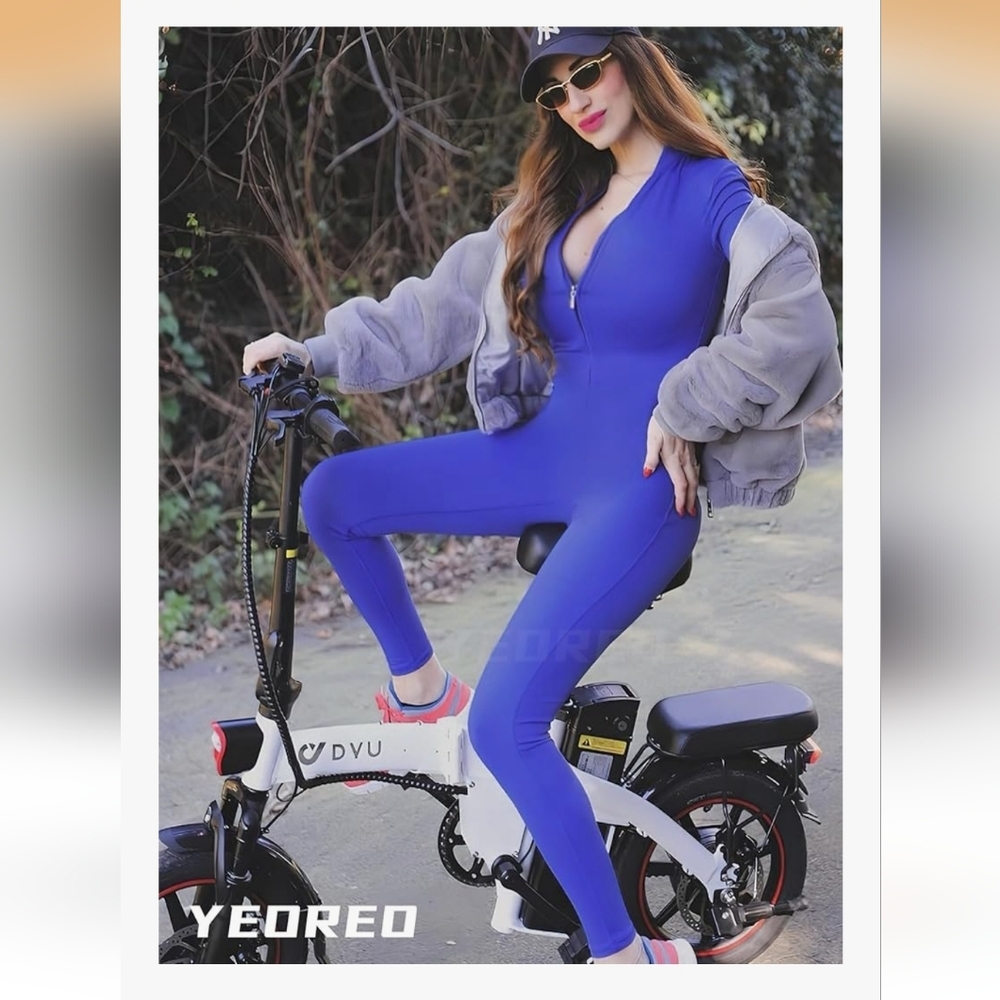 Yeoreo Base Layer Body Suit In Royal Blue XL - Picture 2 of 3